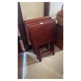 Wood Snack Table Set