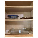 Pyrex Covered Glass Dish and Variety of Glass