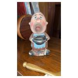 Poor Man Retirement Fund Coin Bank Cracked, and