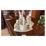 Department 56 Snowbunnies Figurine Damaged