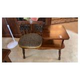 George Bent Co. Vintage Telephone Table