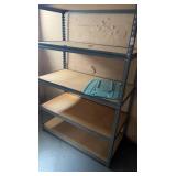 Metal shelving unit 6 by 4 by 2ft