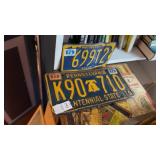 Vintage Pennsylvania License Plates