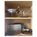 Lot of Misc Baking and Cooking Utensils, Bowls,