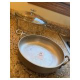 Pyrex Glass Baking Dish with Metal Carrier and