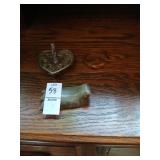 Godinger Silver plated ring holder, copper