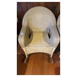 wicker rocking chair