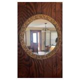 Vintage Circle Wall Mirror