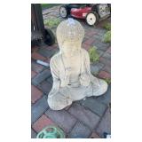 seated Buddha garden statue