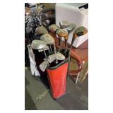 Golf Clubs and Bag