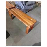 Wooden bench 43" long