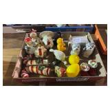 Tray Lot of Vintage Salt and Pepper Shakers