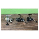 Two Mitchell 300A Reels and Shakespeare Reel