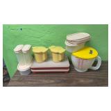 Lot of Tupperware Savers, Bisquick Pancake