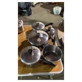 Lot of Stainless Steel Cooking Pots