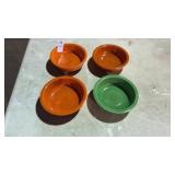 Set of 4 Fiesta Ware Soup Bowls Assorted Colors