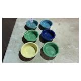 Set of 6 Fiesta Ware Soup Bowls Assorted Colors