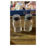 Ball Mini Glass Salt & Pepper Shakers