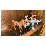 Lot of Ceramic Animal Figures
