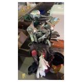 Lot of Golf Clubs and Golf Bag