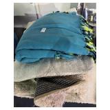 Lot of Blankets and Rugs