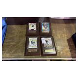 Lot of 4 Pittsburgh Penguins Plaques W Cards