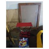 Folding seat and new picture frame lot
