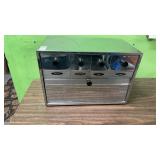 Vintage MCM Retro Metal Chrome Coffee Tea Sugar