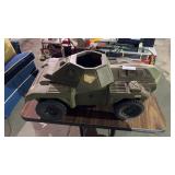 Vintage Irwin GI Joe Armored Car 4 Wheel Tank