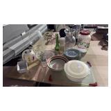 Lot of Glass Vases, Decor, Plates and More