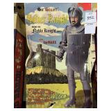 Vintage Silver Knight Figure with Accessories by