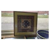 Vintage Framed Cross stitch