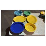 6 Pc Fiesta Ware Assorted Colors