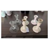 Lot of 6 Candle Holders