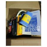 Box lot of books, trades etc