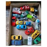 Tray lot of die cast cars