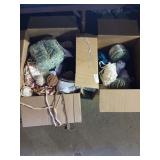 2 box lots of yarn