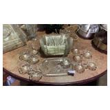 Watermelon Clear Glass Serving Set