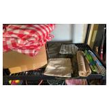 Banquet Tablecloths- round, fabric, Swiffer