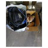 Football and bag lot