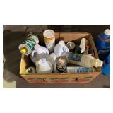 Box of Cleaning Supplies