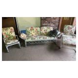 Vintage Aluminum Outdoor Rocking Chair, Glider, &
