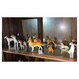 Lot of Ceramic Dog Figurines