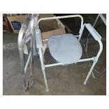 Bedside commode & Walker