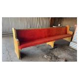 10 Ft Wooden Church Pew