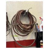 red industrial-grade air hose