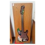 Oak Framed Wall mounted Guitar