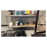 Metal 2 Shelf Table no contents