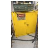 30-gallon yellow Eagle safety cabinet