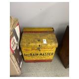 Vintage Auto Rain Master Advertising Box